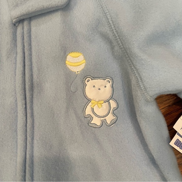 Healthtex Fleece Blanket Baby Bag Blue Size 0-6Months - Picture 3 of 5